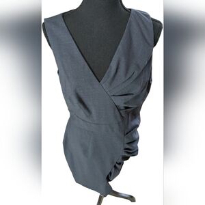 Cynthia Steffee Wool Ruched Dress, Size 10